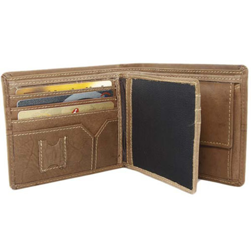 Genuine Leather Wallet - Genuine Leather, Customizable Size, Multi-color | Bifold Style, Personalizable With Logo Embossing, Gift Box Packaging