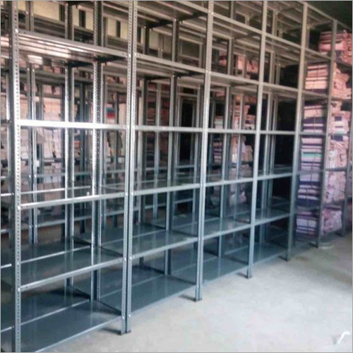 Commercial Slotted Angle Rack - Metal, Available in 4 to 40 Feet Length, Customized Size with Spray Coating Finish | Versatile Angle Rack for Industrial Storage Solutions
