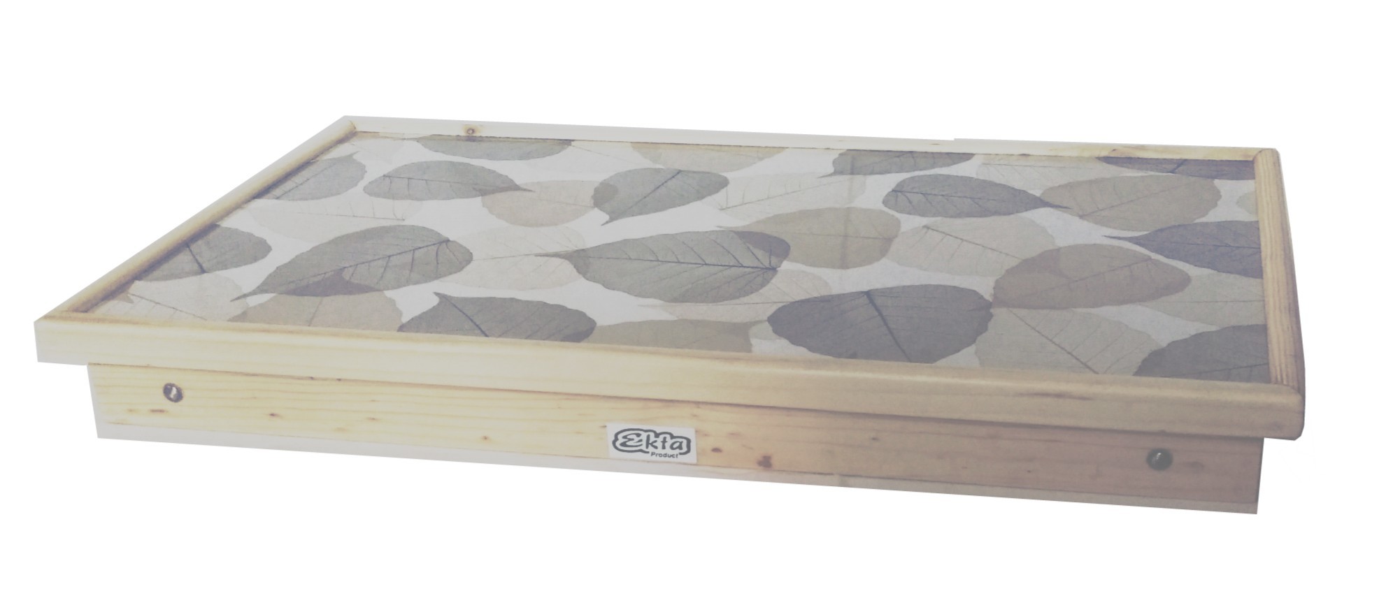 Multipurpose Children's Study Table - Pine Wood, 22"x13"x9" | Durable, Portable, Foldable, Adjustable Table Tops For Study, Serving, Gaming