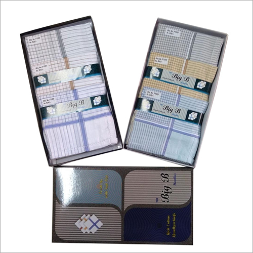 Cotton Men'S Handkerchiefs Age Group: Adults