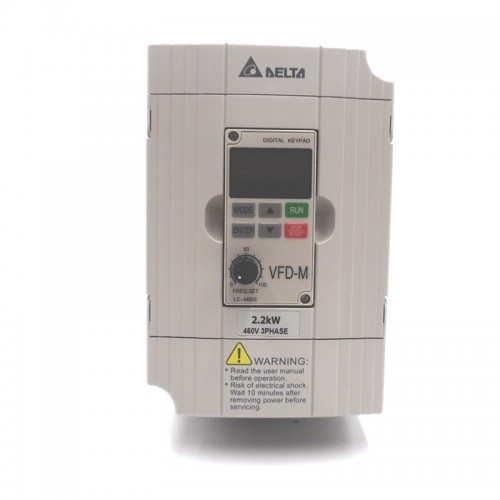 Delta Vfd - Input Voltage 380-480v, Output Power 0.75-15kw | Ip20 Enclosure, Modbus Communication For Ac Motor Speed Control