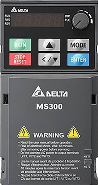 Delta Vfd - Input Voltage 380-480v, Output Power 0.75-15kw | Ip20 Enclosure, Modbus Communication For Ac Motor Speed Control