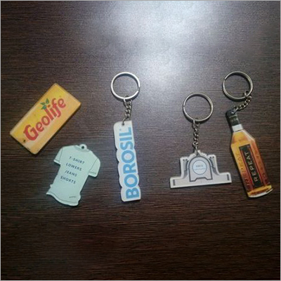 Acrylic Keychain - Acrylic Material, Customizable Size & Shape | Ideal For Residential & Commercial Use, Insert Your Brand Logo Or Picture