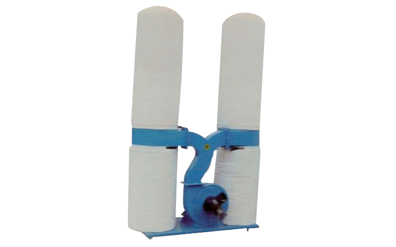 Dust Collector - 2500 M3/h Air Delivery, 3 Kw Motor Power, Blue Color, 68 Kg Weight, Dual Dust Collector Bags, 4" X 3" Inlet Size