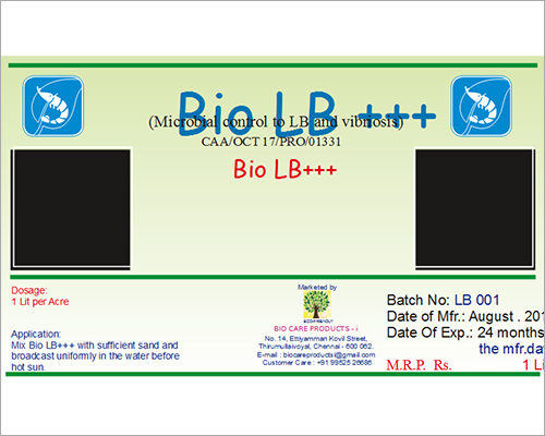 Bio Lb +++ Compound Use: Improve Quality Of The Water By Minimizing The Luminous Bacterial Load