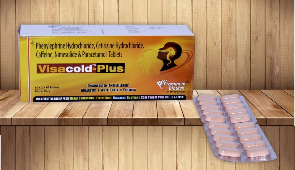 Phenylephrine 10 Mg, Paracetamol 325 Mg & Caffeine 32 Mg General Medicines
