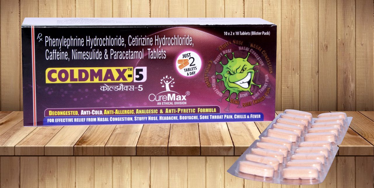 Phenylephrine 10 Mg, Paracetamol 325 Mg & Caffeine 32 Mg General Medicines