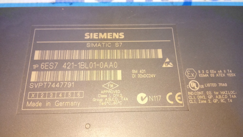 Modular Electrical Siemens Simatic S7 400 Module 6es7 421-1bl01-0aa0