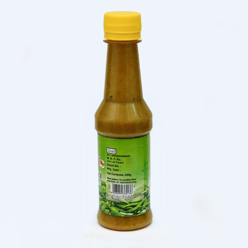 Green Chilli Sauce - Food Grade, Hot And Spicy Flavor | Glass & Plastic Bottles, Made With Fresh Green Chillies, Ideal For Indian Cuisine And Snacks