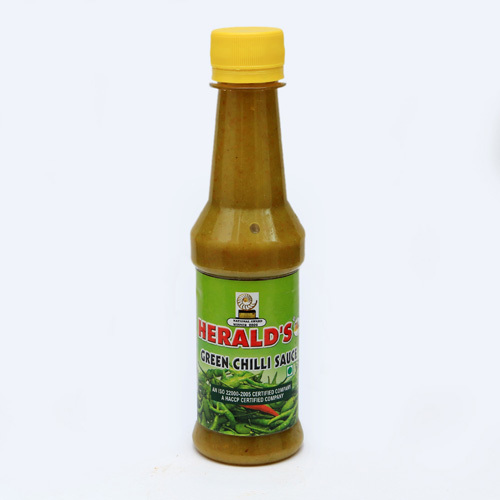 Green Chilli Sauce - Food Grade, Hot And Spicy Flavor | Glass & Plastic Bottles, Made With Fresh Green Chillies, Ideal For Indian Cuisine And Snacks