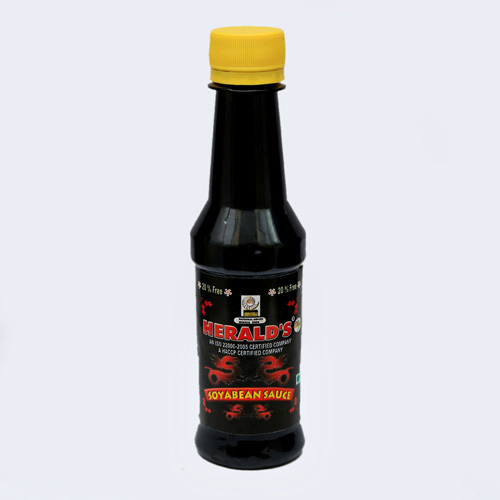 Soyabean Sauce - Food Grade, Semi Liquid, Salty Flavor | Vegetarian, Made With Quality Ingredients, Packaged In Plastic Bottle