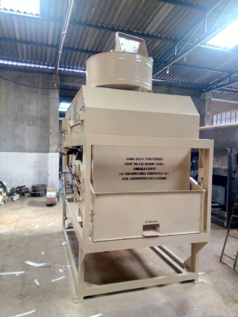Bazra Cleaning Machine - Mild Steel, 440v, 7.5hp | Automatic, Computerized, Frequency Speed Control, 5l Capacity, 1-year Warranty