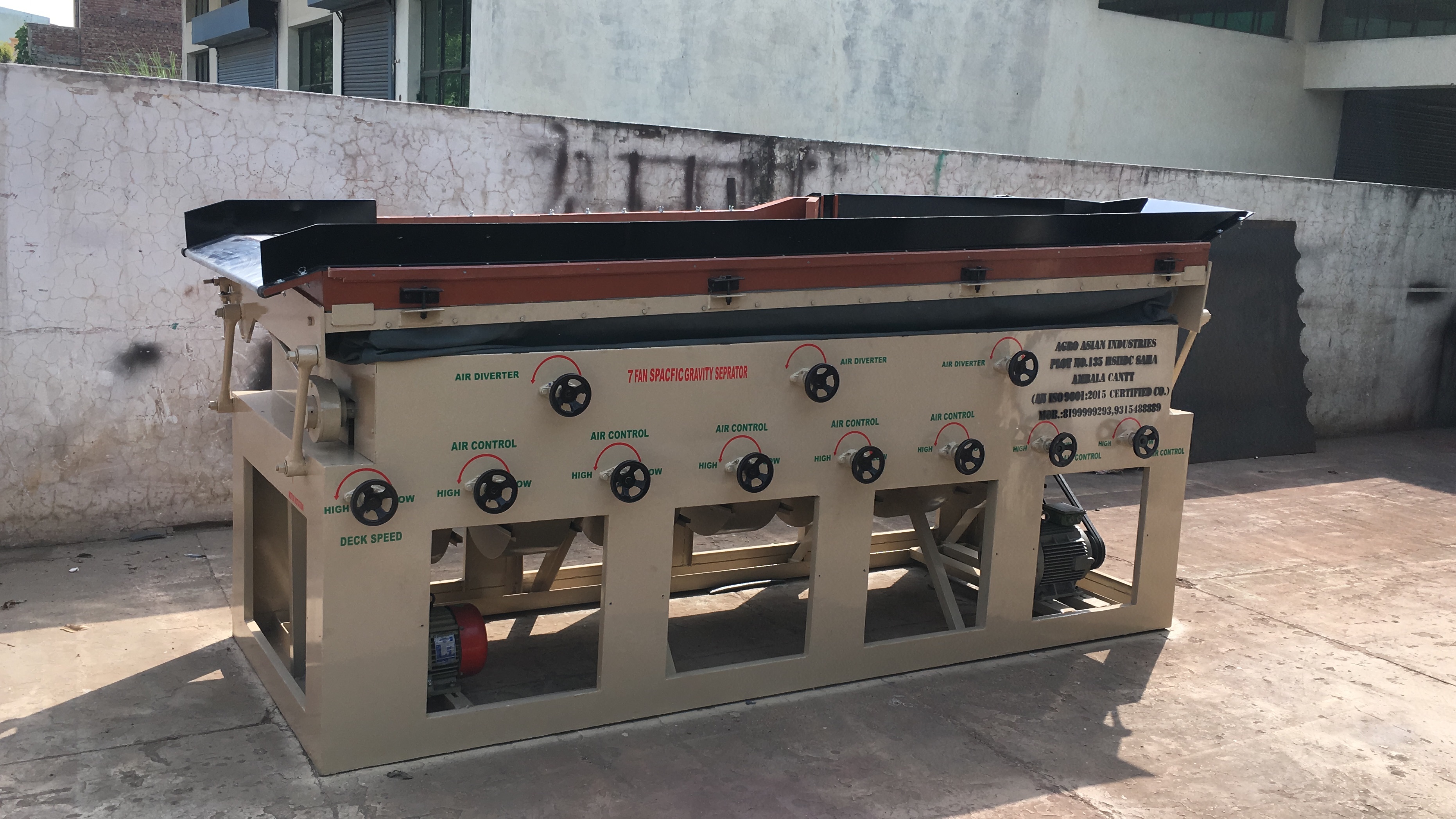 Bazra Cleaning Machine - Mild Steel, 440v, 7.5hp | Automatic, Computerized, Frequency Speed Control, 5l Capacity, 1-year Warranty