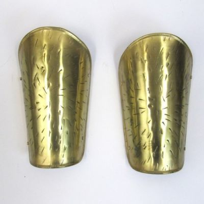 Knight Gothic Gauntlets - 18-gauge Mild Steel, 6 Inch, Silver | Multi-plated Articulated Design, Classical Roman Style, Outdoor Use