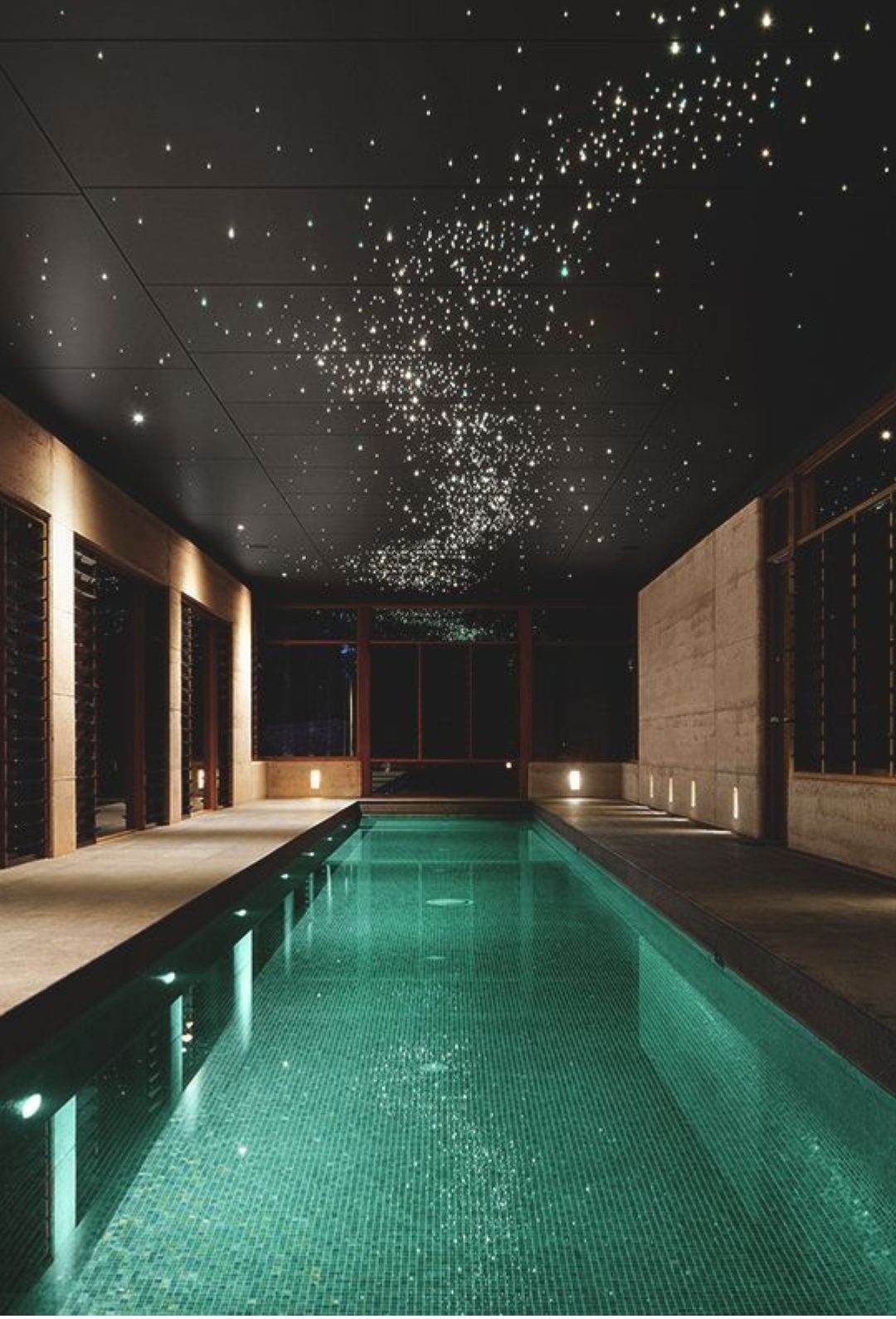 Indoor Swimming Pool - Concrete & Tile, Variable Dimensions & Water Capacity | Sand Filtration, Electric Heating, Indoor Residential Recreation