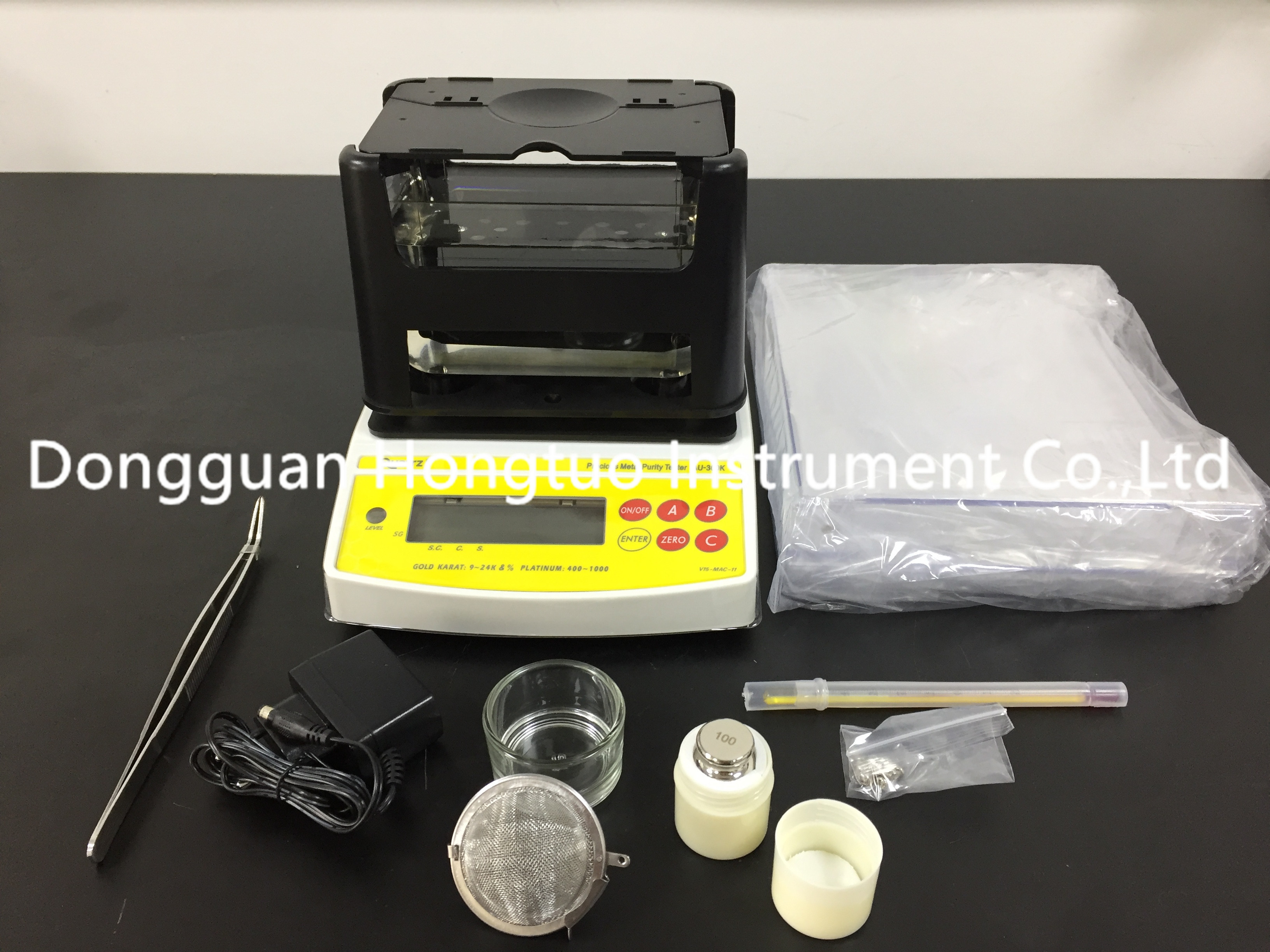 Au-600k Gold Testing Equipment - Color: Black
