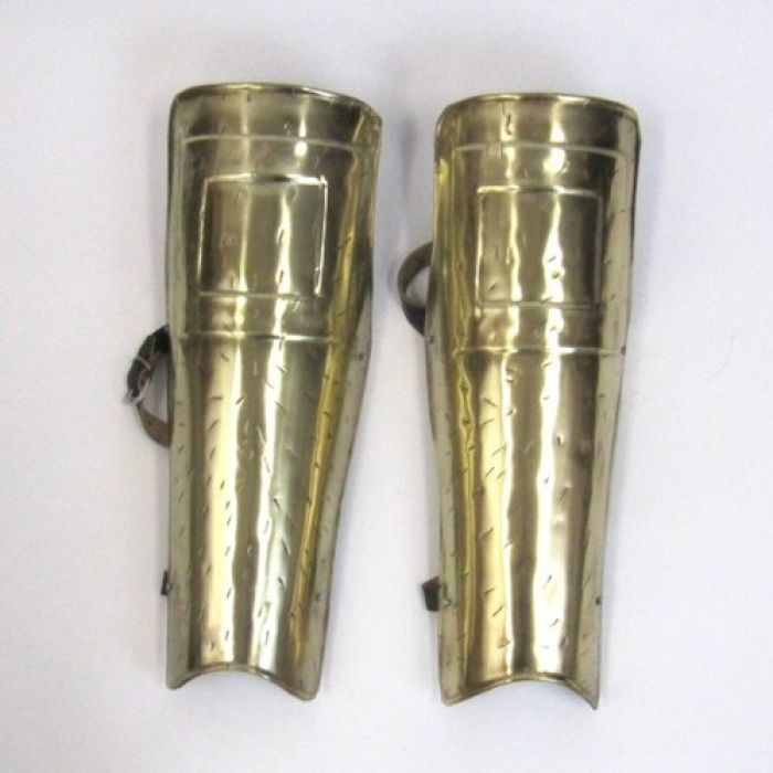 Gothic Hand Braces - Steel Construction, Silver Finish | Adjustable Leather Straps, Classic Roman Design, Enhanced Mobility