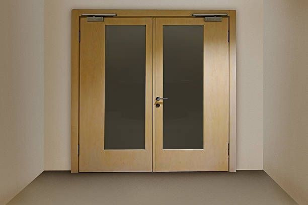 Fire Rated Steel Door - Galvanized Steel, Customized Size | Vision Panels, Thermal Insulation, Powder Coated, Weather Tightness, Durable, Minimal Air Stream