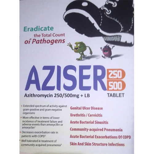 Aziser 250 Tablet General Medicines