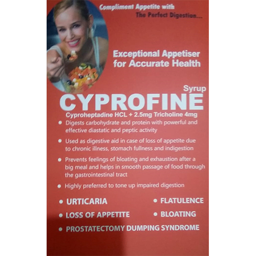 Cyprofine Syrup General Medicines