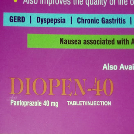 Diopen-40 Tablet-Injection General Medicines