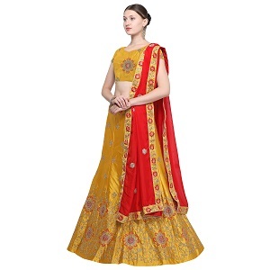Silk Lehanga Choli