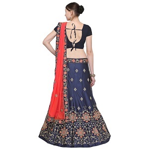 Fancy Silk Lehanga With Dupatta