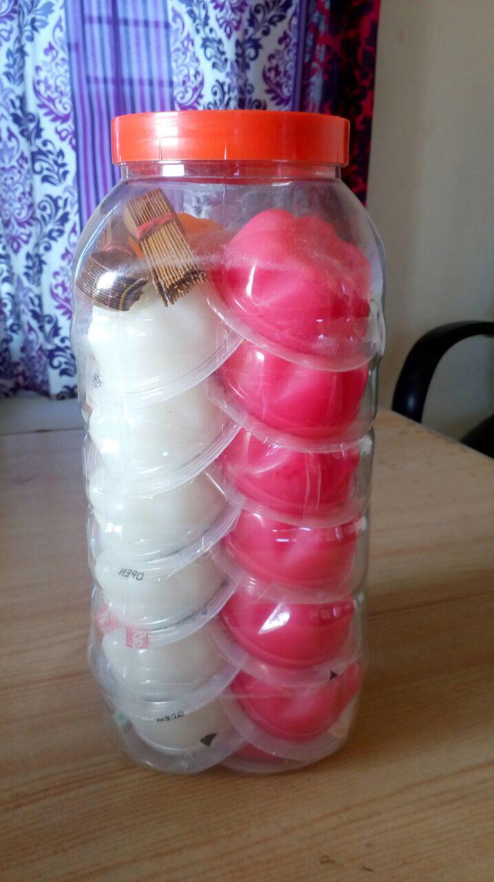 Pudding Jelly Jar Additional Ingredient: Water