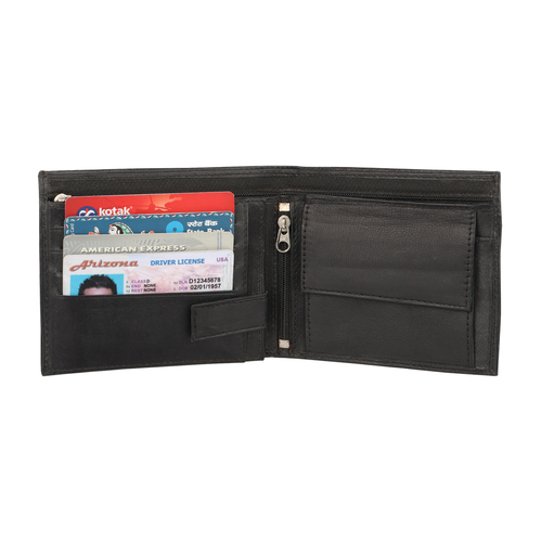 मल्टी जेनुइन लेदर ट्रैवल वॉलेट