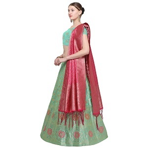 Light Green Fancy Designer Lehenga Choli