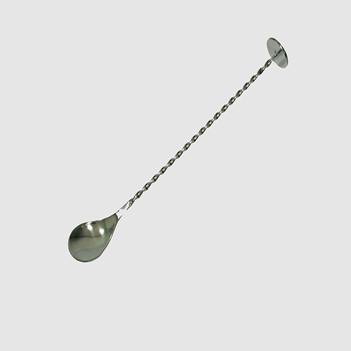 Bar Spoon Coin Tail St. Steel - Color: Black