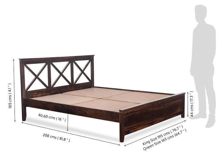 Solid Wood Bed Crossfit Carpenter Assembly