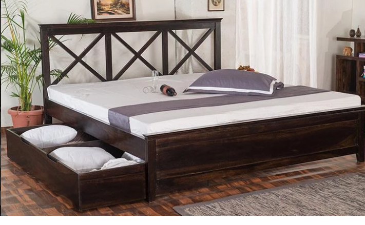 Solid Wood Bed Crossfit Carpenter Assembly
