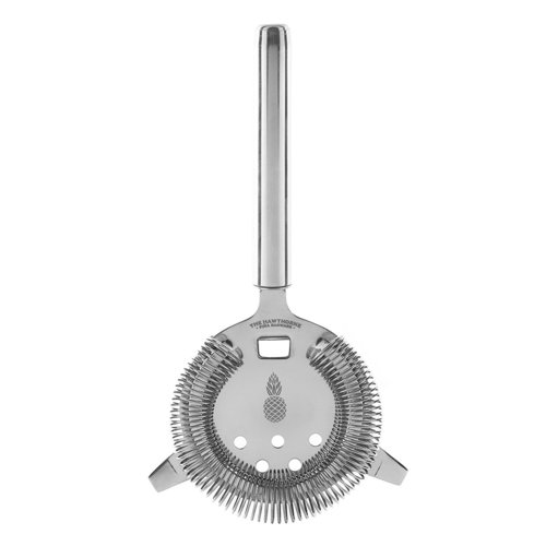 Bar Strainer - Medium Size Round Design | Stainless Steel, 2 Prongs with Pipe Handle, Modern Style, 25g Weight