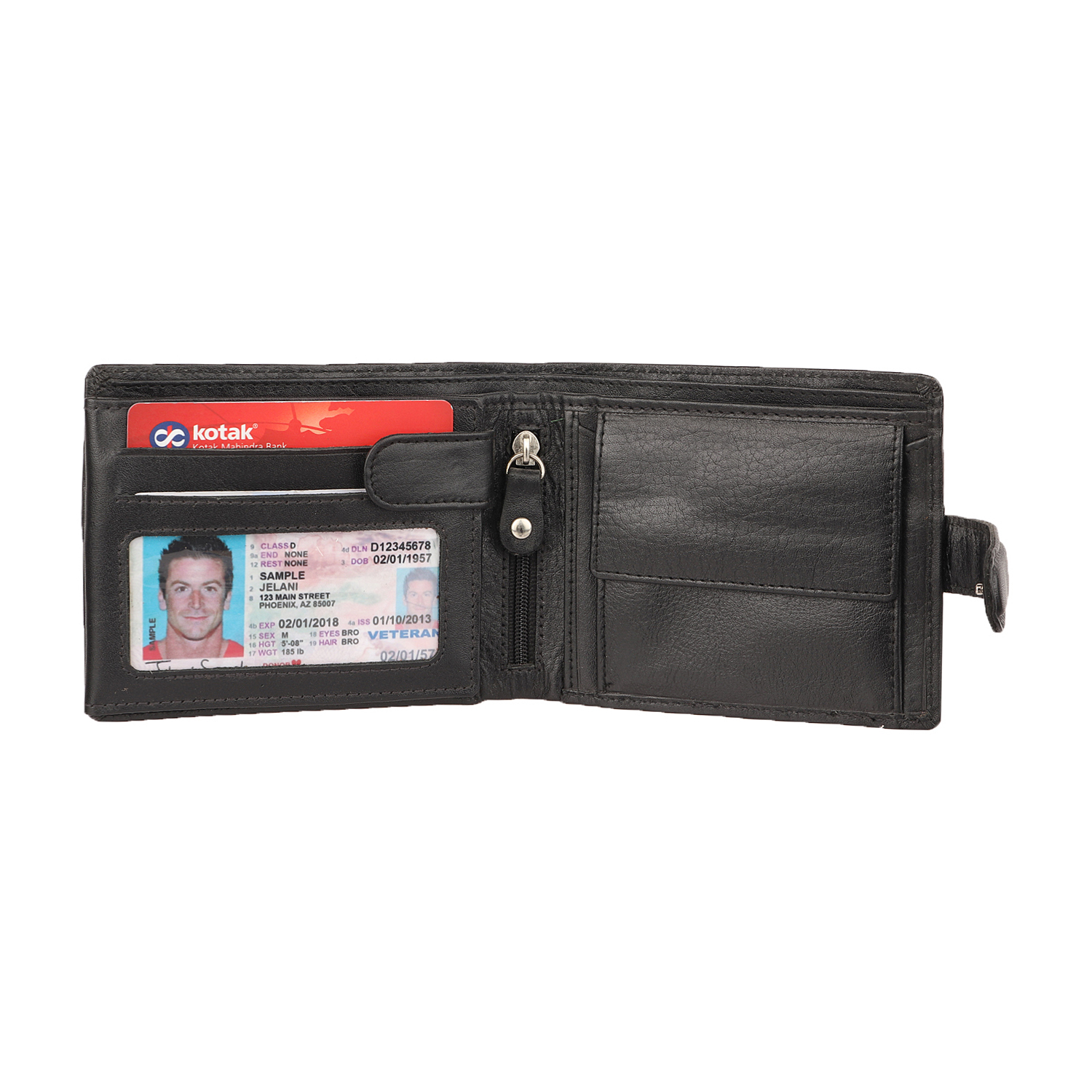 Multi Genuine Leather Coin Wallet