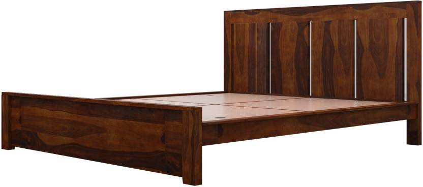 Solid Wooden Bed Chrome Carpenter Assembly