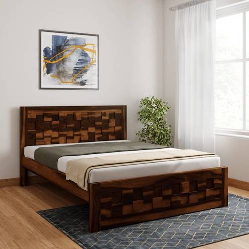 Solid Wood Bed Planket Indoor Furniture