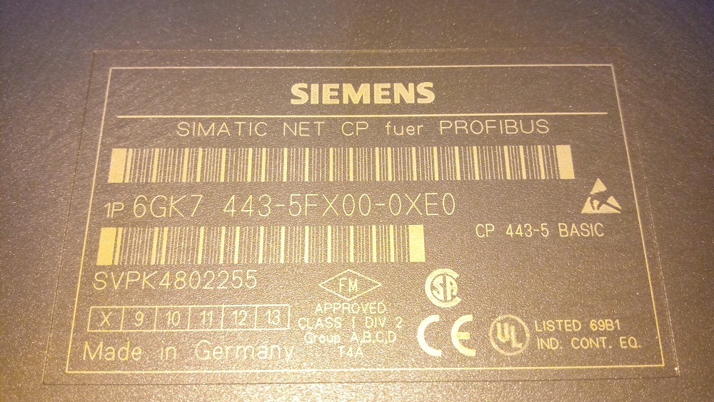 Siemens Simatic S7 400 Cpu 6gk7 443-5fx00-0xe0