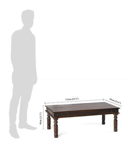 Avi Art And Crafts Solid Wood Center Coffee Table Classic