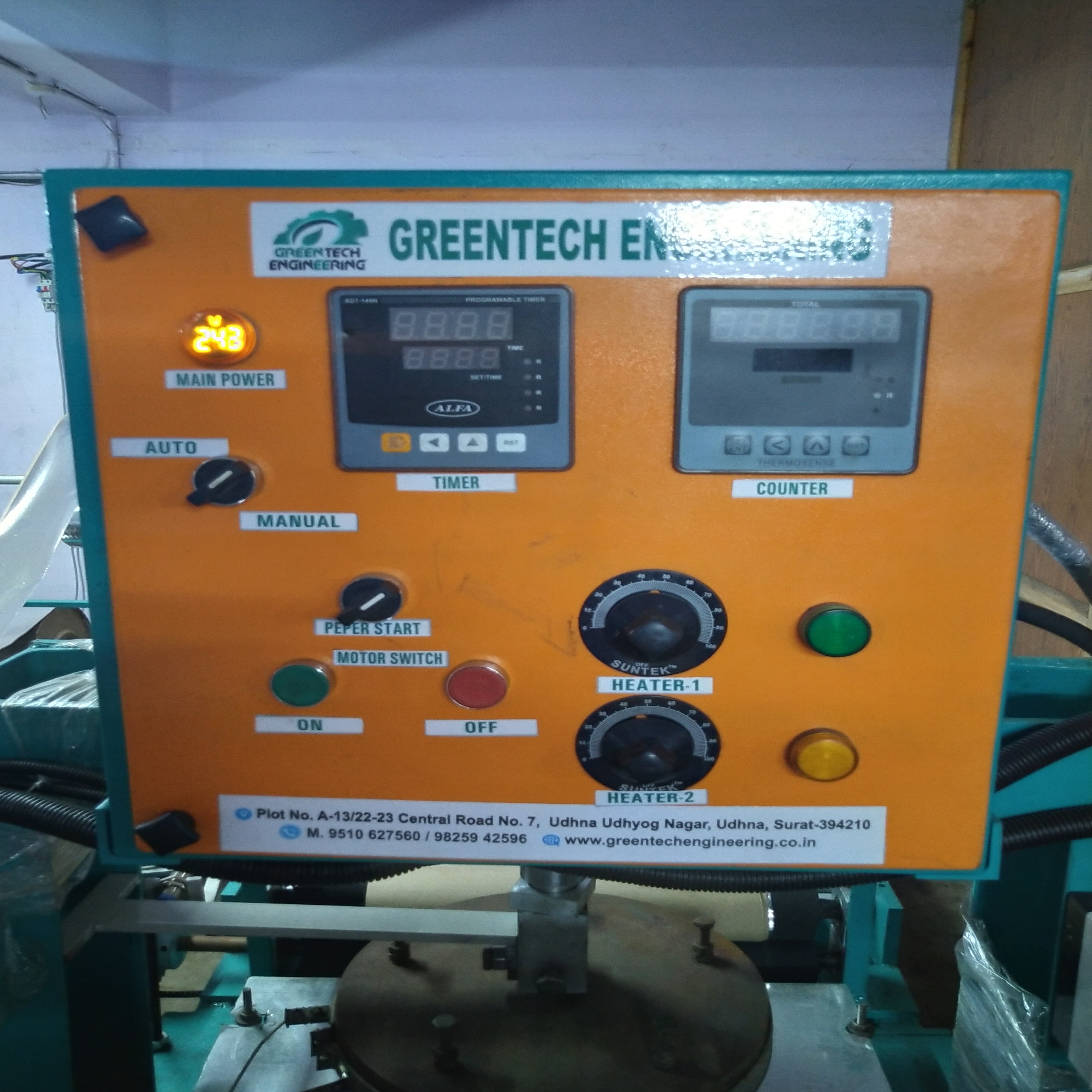 Fully Automatic Hydraulic Thali Making Machine - Warranty: One Year Of Motor