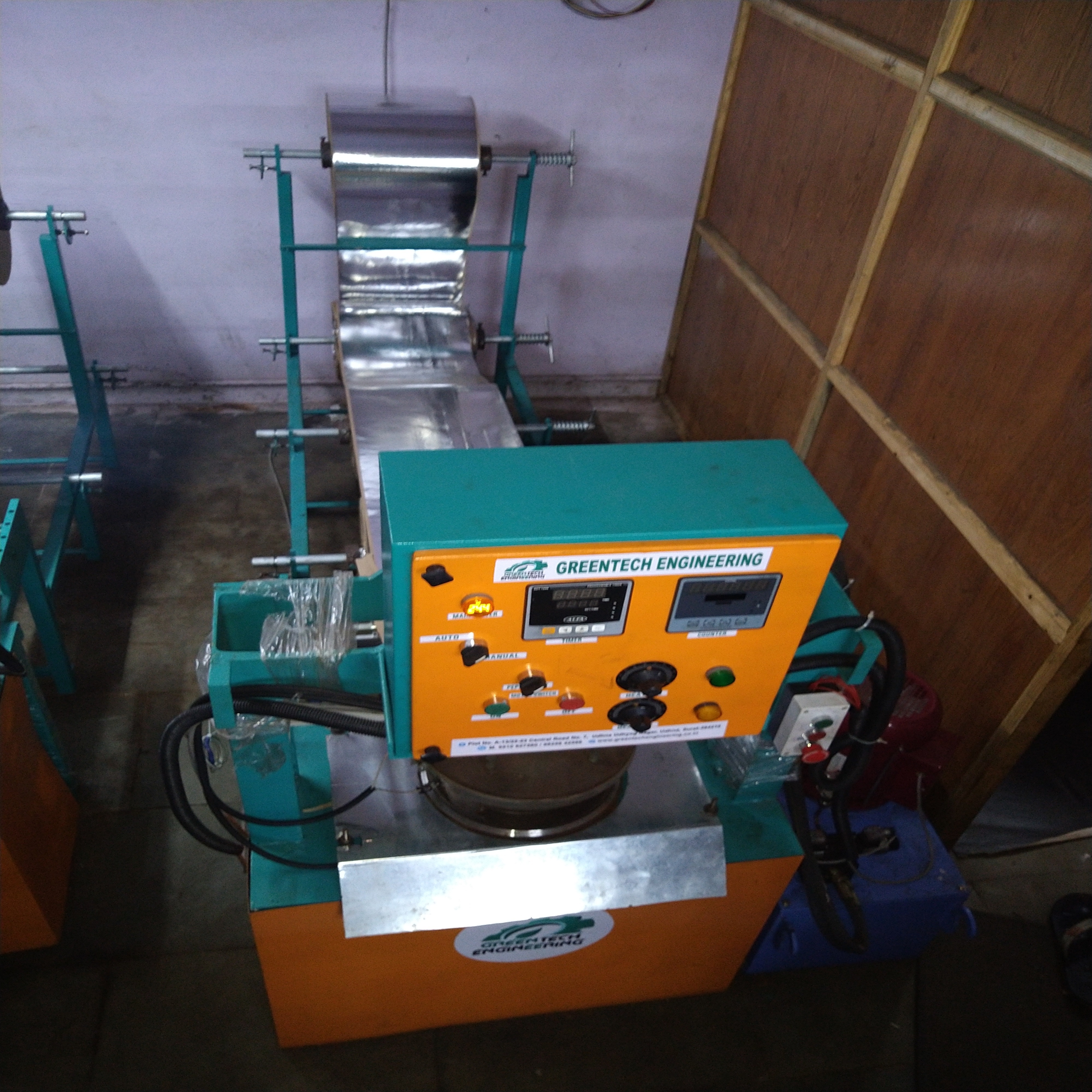 Fully Automatic Paper Thali Making Machine - Warranty: One Year Of Motor