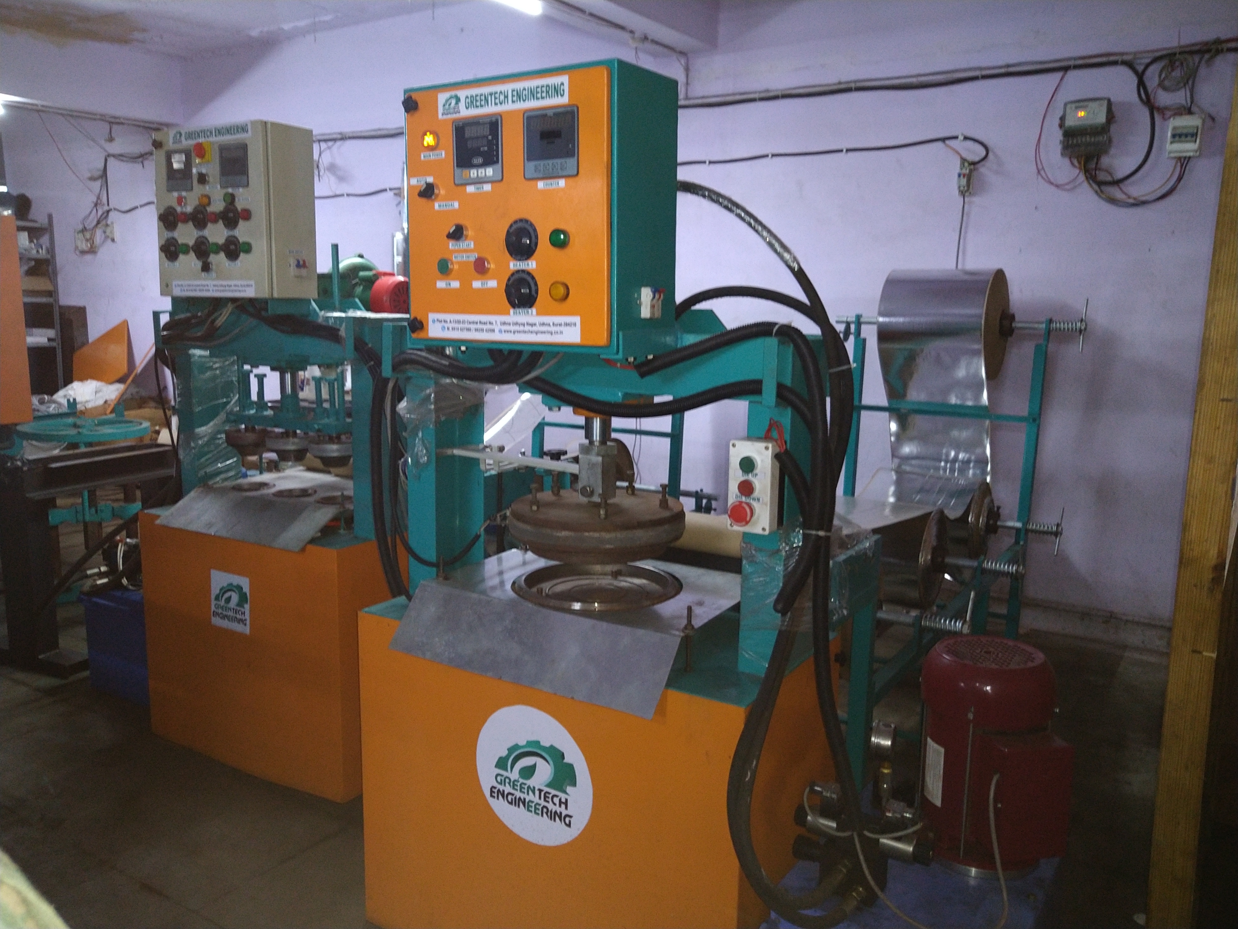 Fully Automatic Hydraulic Partition Plate Making Machine - Warranty: One Year Of Motor
