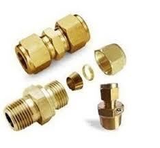 Brass Tube Fittings - Brass Material, Sizes 1/8" To 2", Yellowish Color, Hot Rolled Technique | Robust, Durable, Corrosion Resistant Designs For Hydraulic & Pneumatic Applications