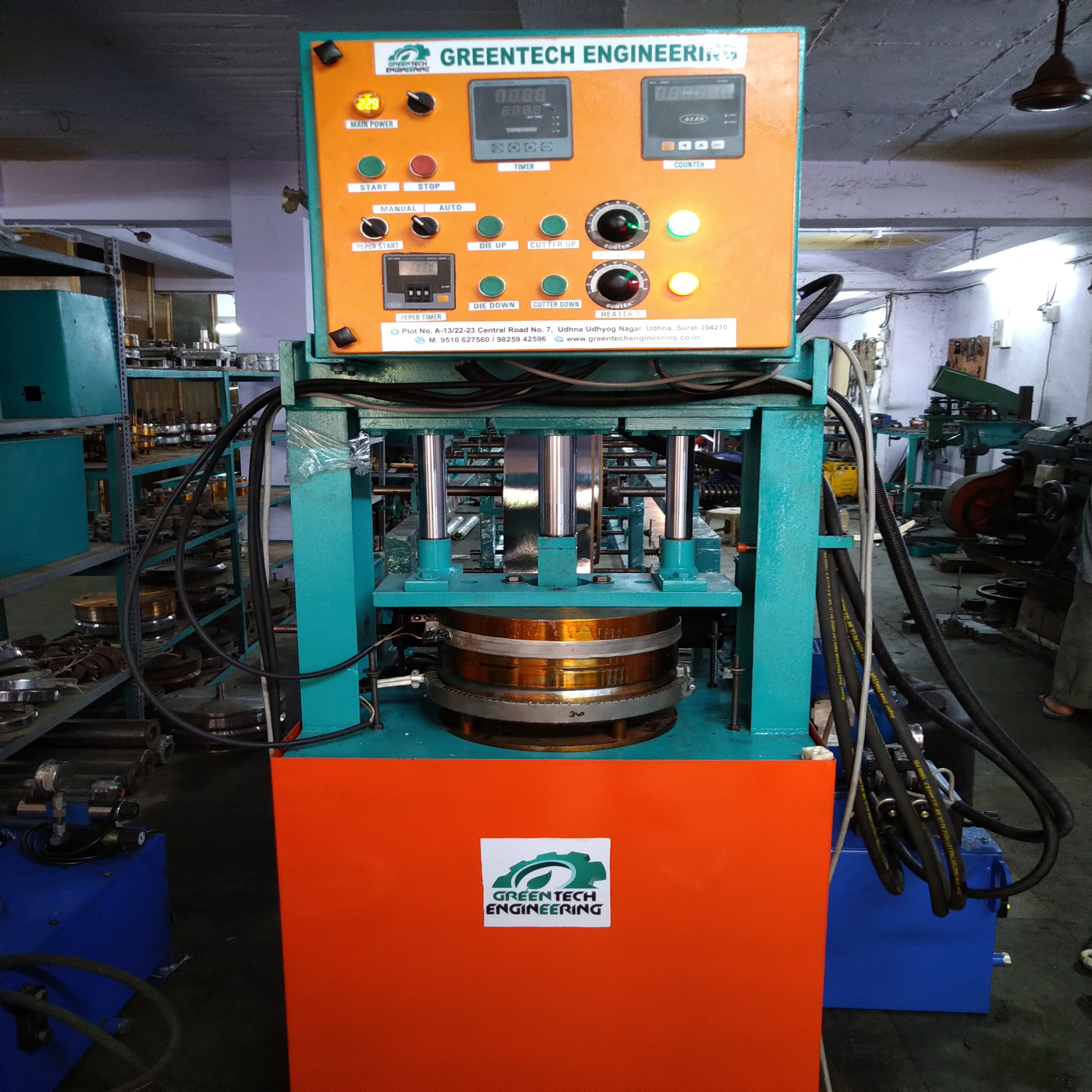 Fully Automatic Paper Dish Making Machine - Warranty: One Year Of Motor