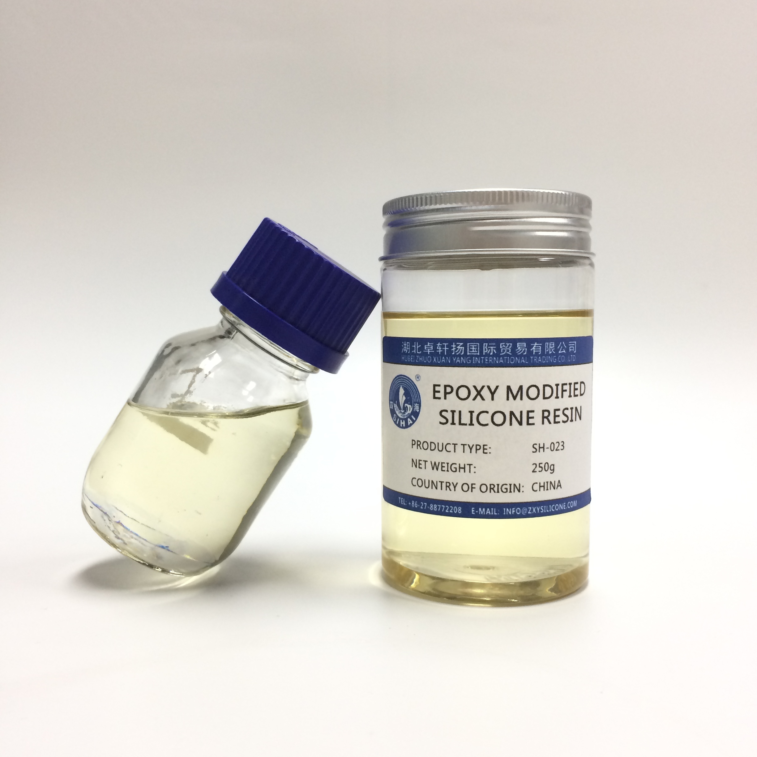 Light Yellow Transparent Liquid High Temperature And Anti-corrosion Coatings Epoxy Modified Silicone Resin Sh023 Series
