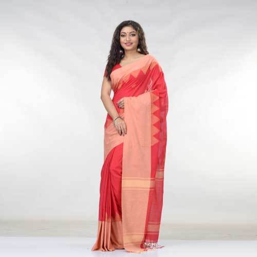 Ladies Designer Cotton Saree - Premium Quality Cotton, Available in Various Colors | Ideal for Rainy, Spring, Summer, and Winter Seasons