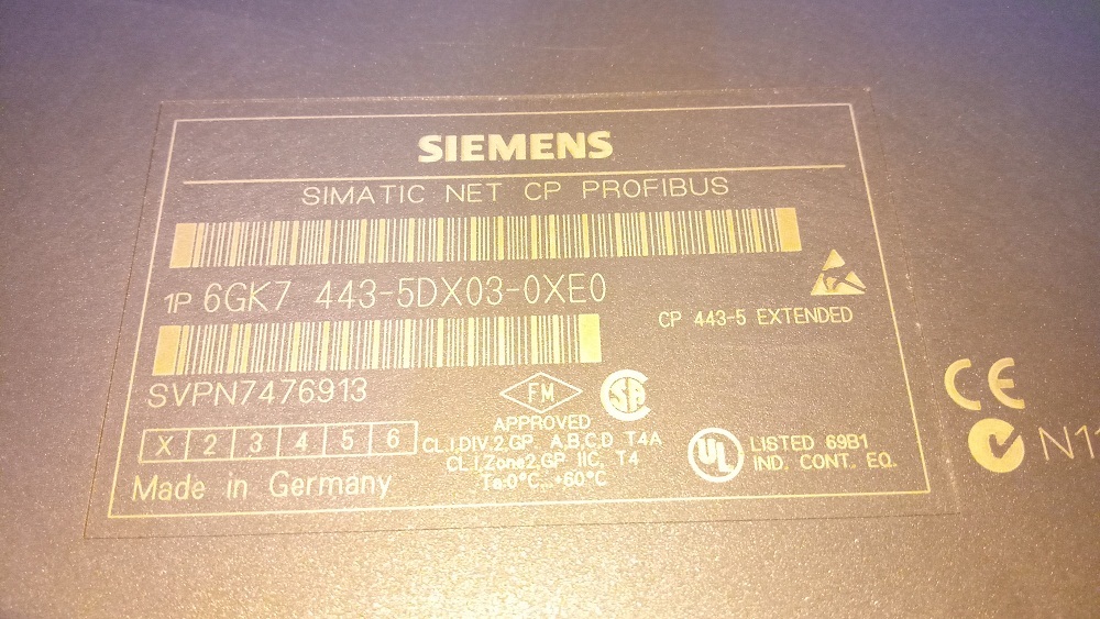 Siemens Simatic S7 400 Cpu 6gk7 443-5dx03-0xe0