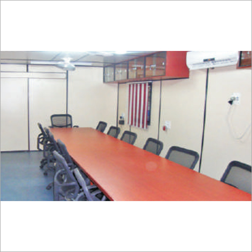 Available In Multicolor Ms Fabricated Portable Site Office