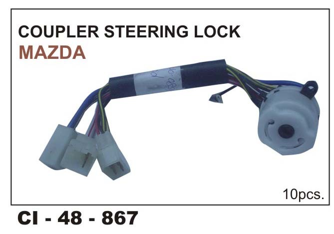 Coupler Steering Lock - Durable Steel Design | 4-Wheeler Compatibility, Warranty Included