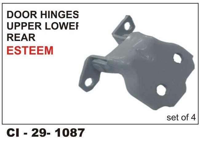 Door Hinges - Upper, Lower, Rear | Durable Design for 4-Wheeler Vehicles, Warranty Included